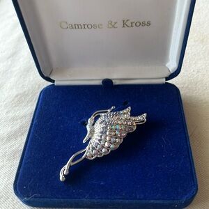 Jacqueline Kennedy dancing butterfly brooch 83 multi color swarouski crystals